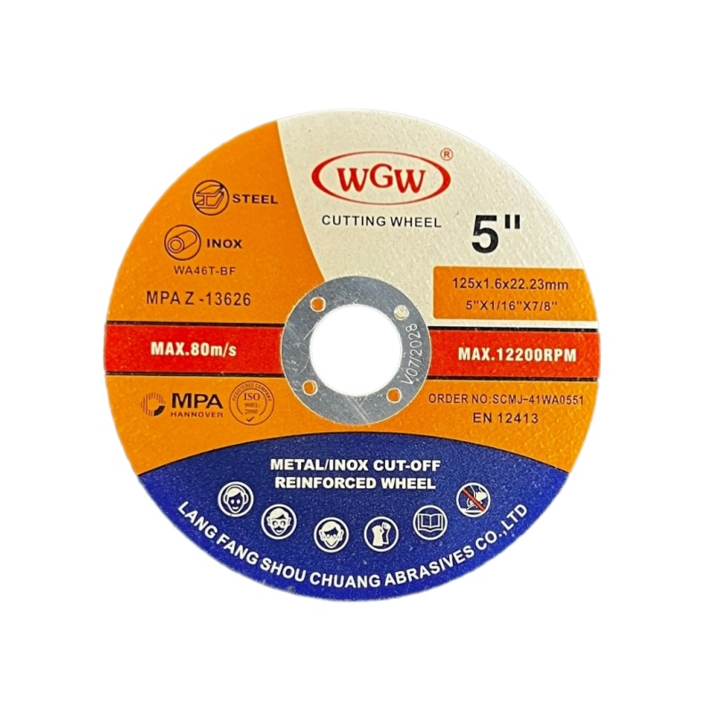 WGW Metal Cutting Disc 125x1.6x22mm - Langfang Shouchuang Abrasives Co.
