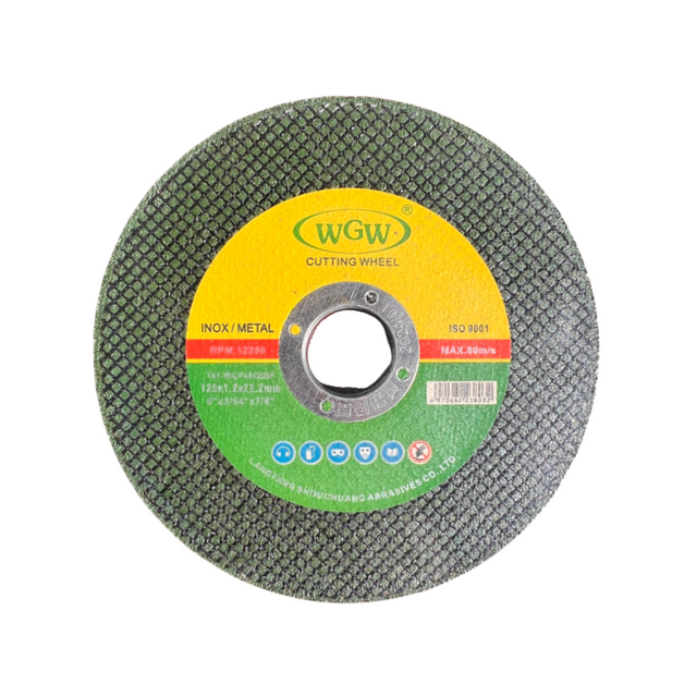 WGW Long-Life 125mm X 1.2 X22.23mm Metal Cutting Disc 80m/s High Hardness Portable Angle Grinder