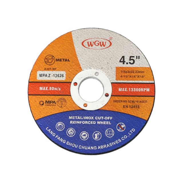 115x3.0x22mm High Performance OEM Metal Cutting Disc Fast Cutting Wheel for Industrial Steel Applications