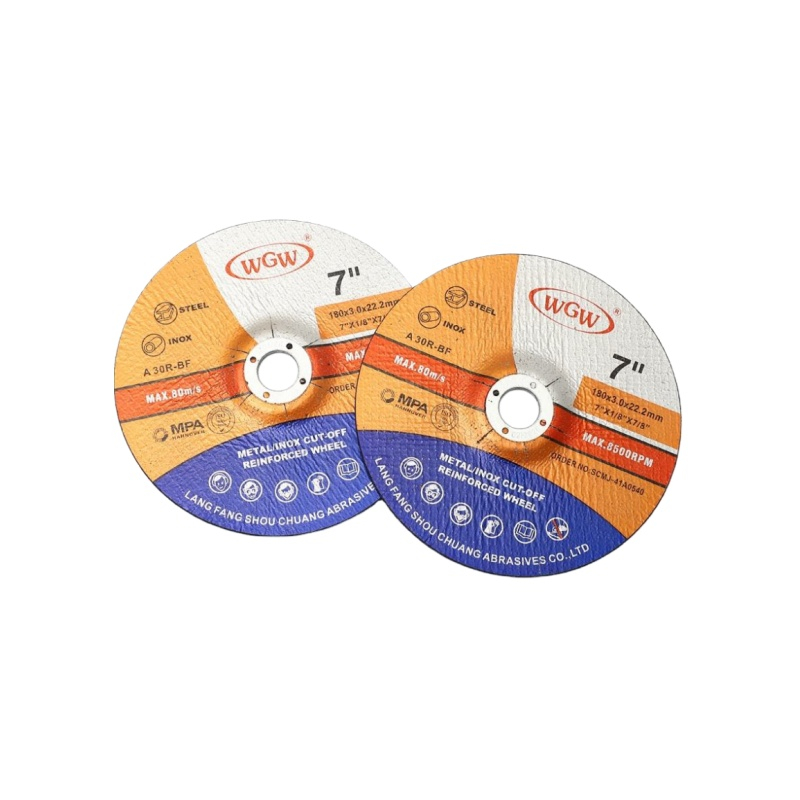 WGW Long-lasting Smooth 180mm X 3 X22.23mm Metal Cutting Disc
