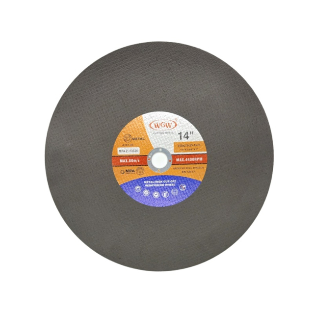 14‑Inch WGW T41 Stainless Steel Cutting Disc, High Hardness Aluminum Oxide（2.8mm）
