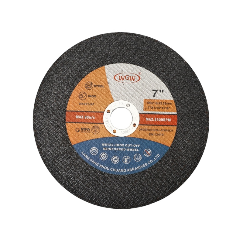 WGW Professional T41-180x1.6x22.23mm Abrasive Cutting Disc- Langfang Shouchuang Abrasives Co.
