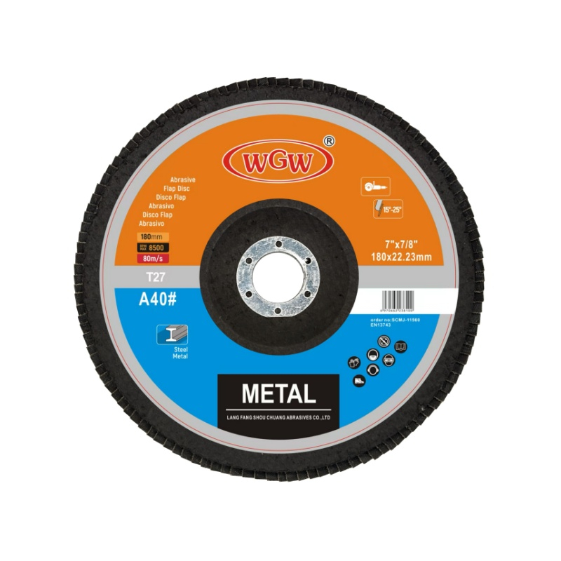 Top Quality 180x22mm 40# Flap Wheel - Langfang Shouchuang Abrasives Co.