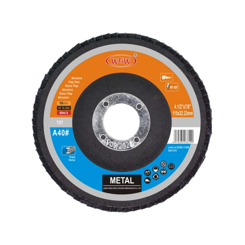 115X22mm-40# 4inch Abrasive Flap Disc - Langfang Shouchuang Abrasives Co.