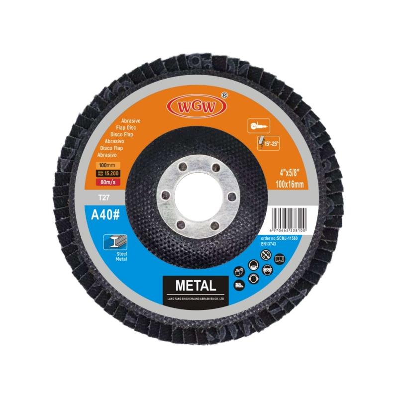 100x16 #40 Flap Discs - Langfang Shouchuang Abrasives Co.