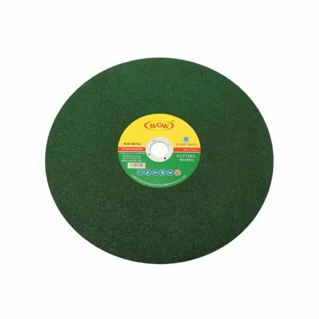 WGW T41 14 Inch 355×2.5×25.4mm Aluminum Oxide Cutting Disc High Hardness Abrasive Wheel For Stainless Steel Metal Angle Grinder ISO9001 MPA Certified
