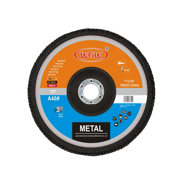 7 Inch Stainless Steel Abrasive Disc Fast Grinding 180mmWheel for Steel And Metal OEM Customized Support (flap Disc)